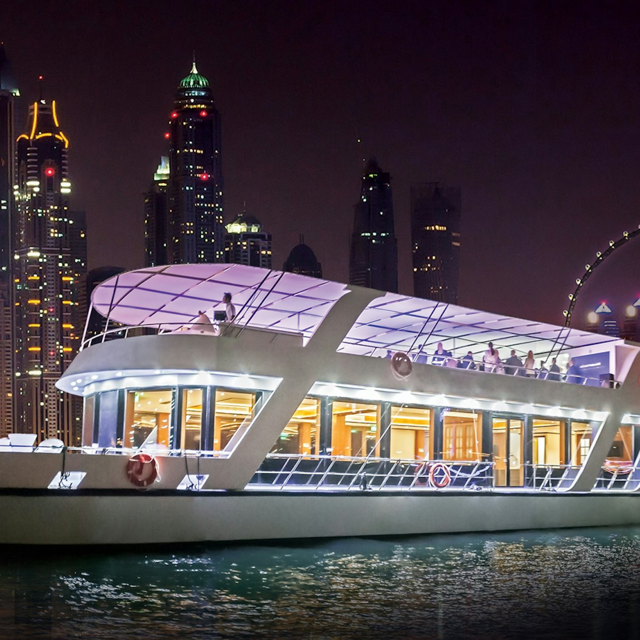 Dubai: Luxury Marina Dinner Cruise with Live Music - Photo 1 of 12